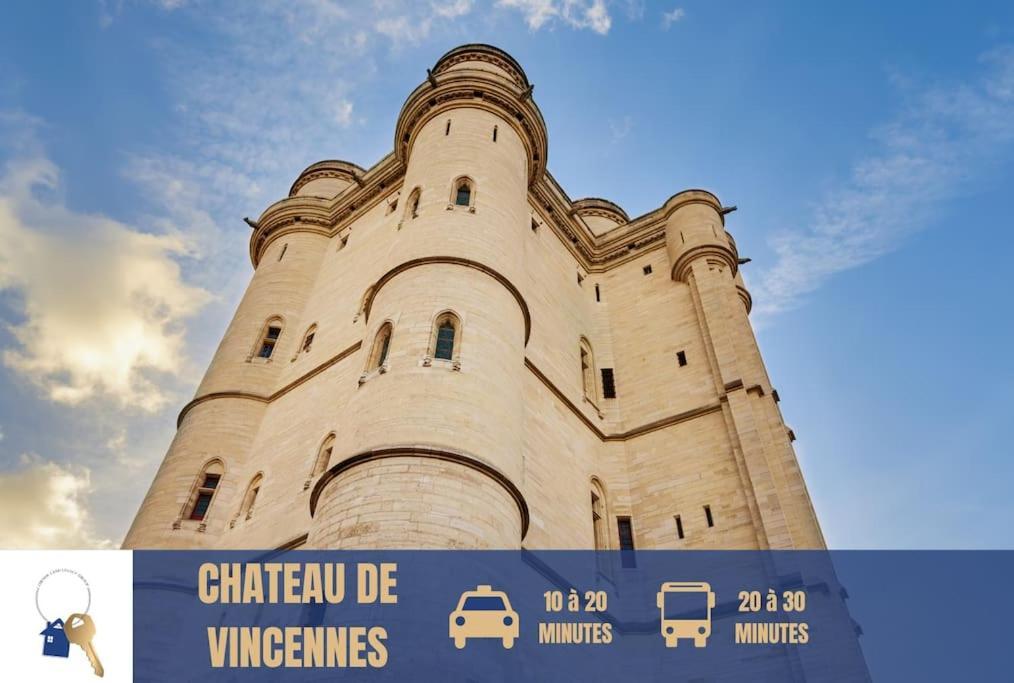 9 Min From Chateau De Vincennes - Paris & Disney Saint-Maurice (Val-de-Marne) Exterior foto